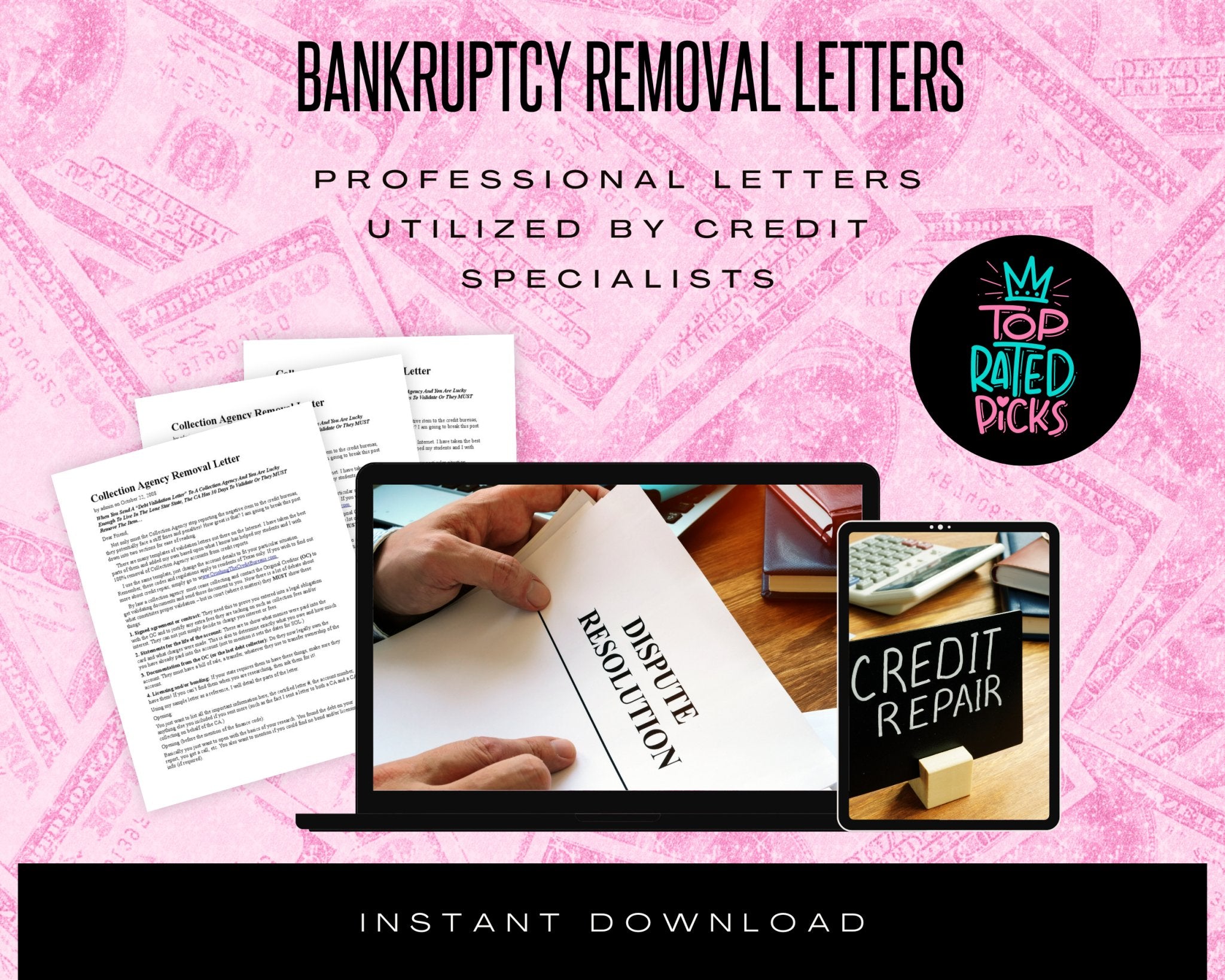 Dispute Letter "BANKRUPTCY REMOVAL LETTERS" - Ebookcentral81