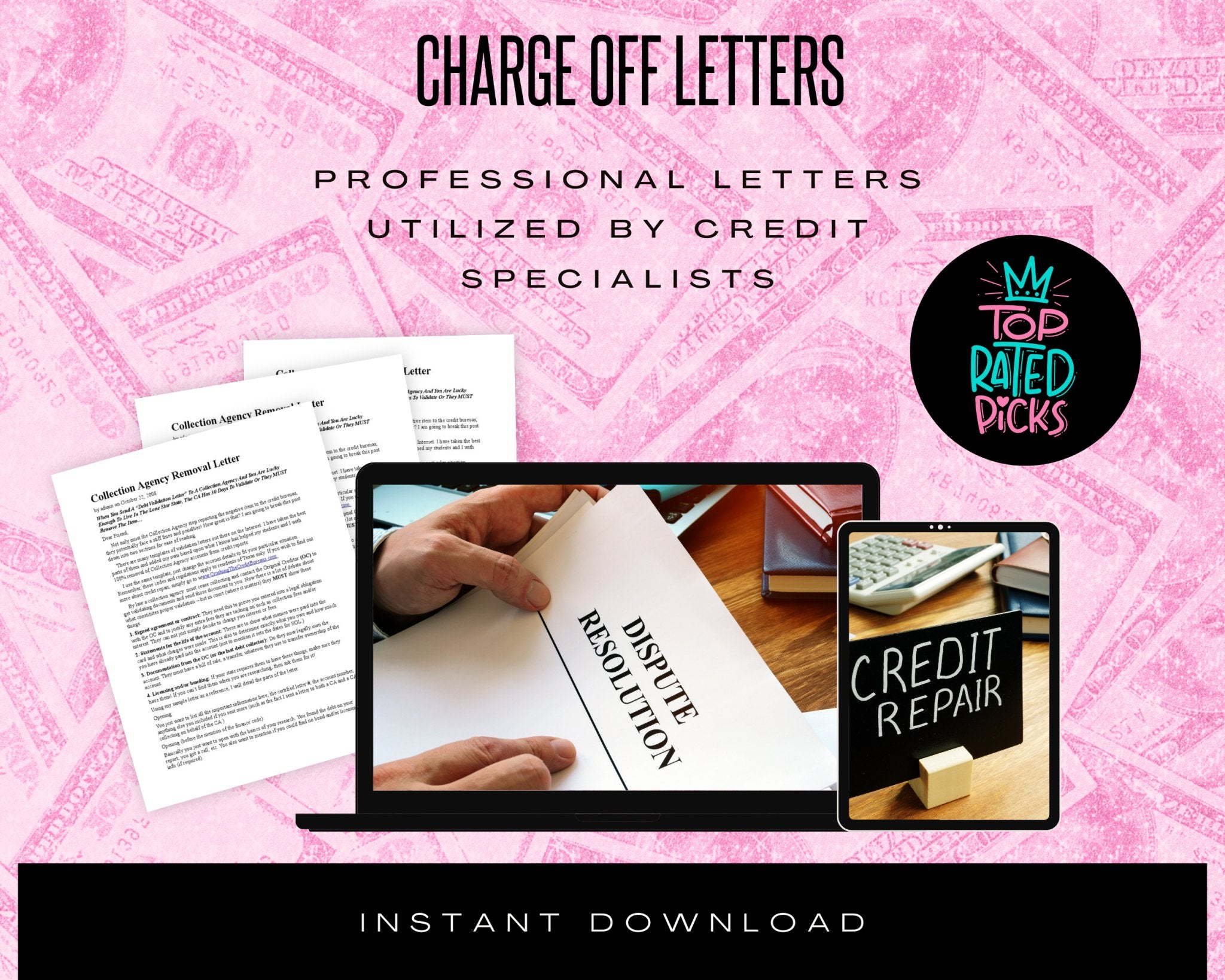 Dispute Letter "CHARGE OFF LETTERS" - Ebookcentral81